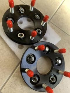 ワイドトレッドスペーサー ② PCD変換　5穴15mm 2セット4個のサムネイル