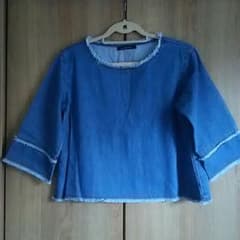 PAGEBOY デニムフリンジトップスのサムネイル