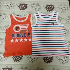 ダブルビーのタンクトップ2枚組です☆サイズ100のサムネイル