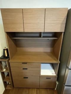 ニトリ　エトナ　105 キッチンボード(エトナ105KB LBR) | ニトリネット【公式】 家具