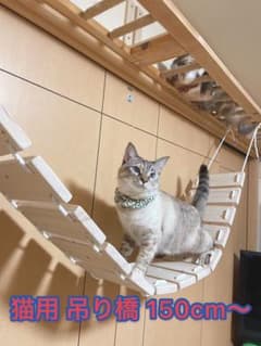 猫用 吊り橋 キャットウォーク 完成品 長さ調節可のサムネイル