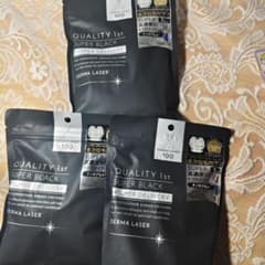 QUALITY 1st DERMA LASER スーパーブラックマスク 3袋のサムネイル