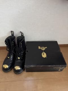 BAPE X DR.MARTENSエイプドクターマーチン10ホール　UK8のサムネイル