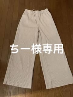 専用　セルフカットプリーツパンツ ローリーズファーム ワイドパンツのサムネイル