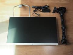 HP 27f 液晶モニター (アーム・VESAアダプタ付) ネジ・スタンド訳ありのサムネイル