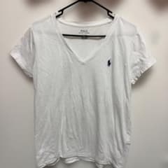 POLO RALPH LAUREN Vネック Tシャツ ホワイト Mのサムネイル