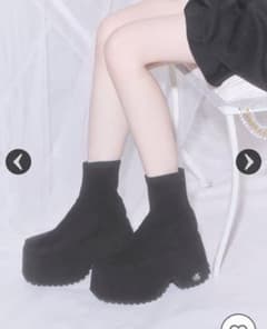 美脚になれる♥スエードショートブーツ（12cm） ミシェルマカロン