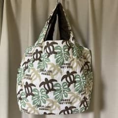 【美品】Hula Lani Hawaii フララニ　中綿　軽量トートバッグマチ付のサムネイル