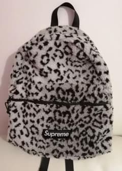 シュプリーム レオパード ヒョウ柄 リュック Leopard 鞄 ホワイト 白 