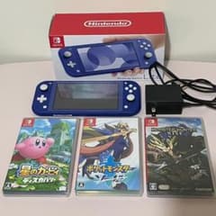 【本日のみ2000円お値下げ中】Nintendo Switch LITE　セットのサムネイル