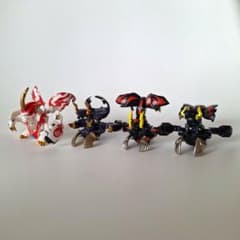 爆丸 天ドラガオン 幻ムニキス 破ムニキス 零ムニキス カード付きセットのサムネイル