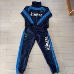 ATHLETA サッカー ピステ上下 ネイビー/ブルー　アスレタ　150のサムネイル