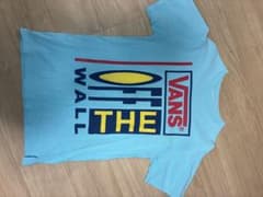 VANS Tシャツ ライトブルー Mサイズのサムネイル