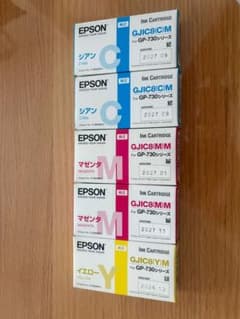 EPSON インクカートリッジ 5本セット GP-730シリーズ用 - メルカリ