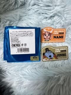 ONE PIECE ナミ ジンベイ アクリルネームバッジのサムネイル