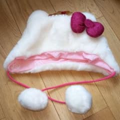 【美品】ハローキティ USJ 帽子 コスプレのサムネイル