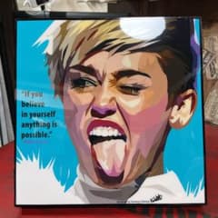 ♪Miley Cyrus♪アーティストパネル【送料込み】のサムネイル