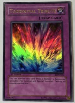 遊戯王 激流葬 ドイツ語版 EU ウルトラレア 旧アジア版】遊戯王 激流葬 初期 ウルトラレア 1st 英語表記