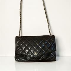 希少 CHANEL デカマトラッセ ラムスキン ヴィンテージ シャネル 0番