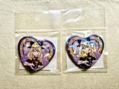 名探偵プリキュア キュアアルカナ・シャドウ ハート缶バッジ 2個セットのサムネイル
