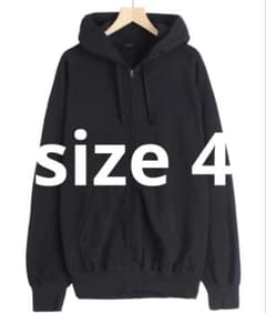 COMOLI 26ss LWコットン裏毛 ジップパーカ size4 - メルカリ
