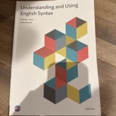 Understanding and Using English Syntaxのサムネイル