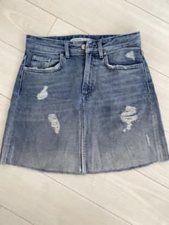 ZARA デニムスカート デニムミニスカートのサムネイル