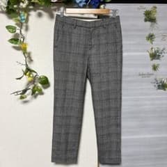 美品 UNITED ARROWS 東京 チェック柄 テーパードパンツ Mサイズのサムネイル