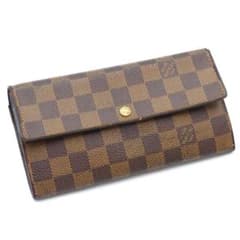極美品 ルイヴィトン ダミエ ポルトフォイユ サラ 長財布 ブラウン ① 極美品 ルイヴィトン ダミエ ポルトフォイユ サラ 長財布 ブラウン ①