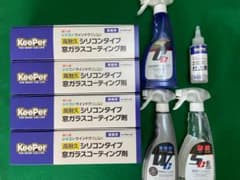 KeePer シリコンウインドウ4箱+ 仕上剤 業務用品＋各種クリーナー KeePer シリコンウインドウ4箱+ 仕上剤 業務用品＋各種クリーナー