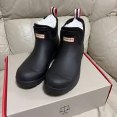 極美品☆ HUNTERハンター レディース プレイチェルシー ネオプレーンブーツ
