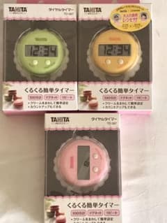 はこ3012様専用　TANITA キッチンタイマー3個のサムネイル
