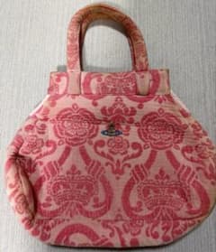 ヴィヴィアンウエストウッド　パイル　タオル　バッグ　トート　ピンク　オーブ　レア ヴィヴィアンウエストウッド パイル タオル バッグ トート ピンク