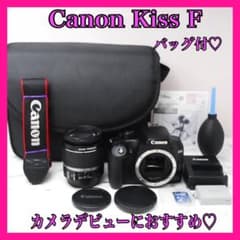 ✨️Canon Kiss F✨️初めての一眼レフデビューセット❤️ショット数極小❤️ ✨️Canon Kiss F✨️初めての一眼レフデビューセット❤️ショット数