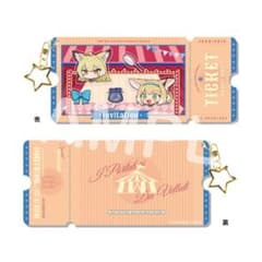 アークナイツ　チケット風シャカシャカキーホルダー　ウルピスフォリア＆スズランのサムネイル