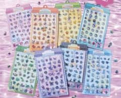 韓国限定 ポップアッポケモン バブルステッカー 8枚 コンプ 正規品】韓国限定 ポケモン バブルステッカー カラーコレクション 8枚