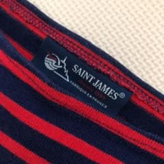 【#kan51さん専用】SAINT JAMES 美品 ボーダーカットソー 赤紺のサムネイル