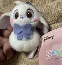 ディズニーキャラクター ミルキーボアプチ 雪だるまマスコット　マリー　スティッチ