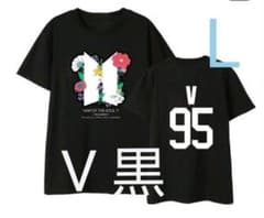 BTS V テテ Tシャツ 黒 Lサイズのサムネイル