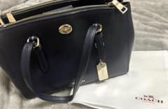 COACH ネイビー ショルダーバッグ 保存袋付きのサムネイル