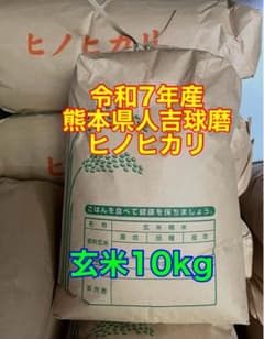 農家直送！令和7年産ヒノヒカリ 熊本県人吉球磨 玄米20kg 値下げ】農家直送！令和7年産 ヒノヒカリ 熊本県人吉球磨 玄米10kg