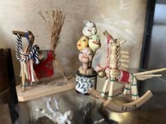 藁細工 馬 郷土玩具 民芸品 郷土玩具 藁細工 馬 人形 3点セット - メルカリ