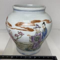 中国清時代　粉彩人物画　高さ約10.8㎝　タサチ　東さ8-0328☆2F 中国清時代 粉彩人物画 高さ約10.8㎝ タサチ 東さ8-0328☆2F - メルカリ