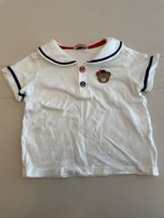 miki HOUSE セーラーカラー 半袖Tシャツ 80cmのサムネイル