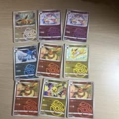 ポケモンカード 中国語限定イーブイ進化系 101枚セットピカチュウ一枚サービスのサムネイル