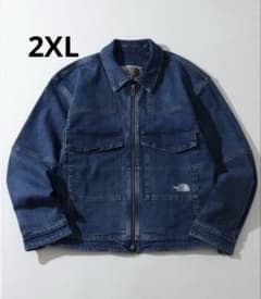 ノースフェイス デニムジャケット デニム ジャケット 2XL 紺 限定 新品 