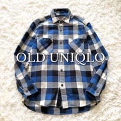 OLD UNIQLO Heavy Plaid Flannel Shirt Mのサムネイル