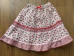 エミリーテンプル 110cm 小花柄×ギンガムチェックスカートのサムネイル