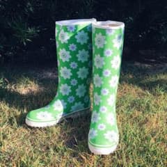 【値下げ】DESIGNSTUDIO HELSINKI 花柄 レインブーツのサムネイル