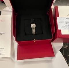 【新品同様】カルティエ　パンテール　ドゥカルティエ ミニ　クォーツ時計